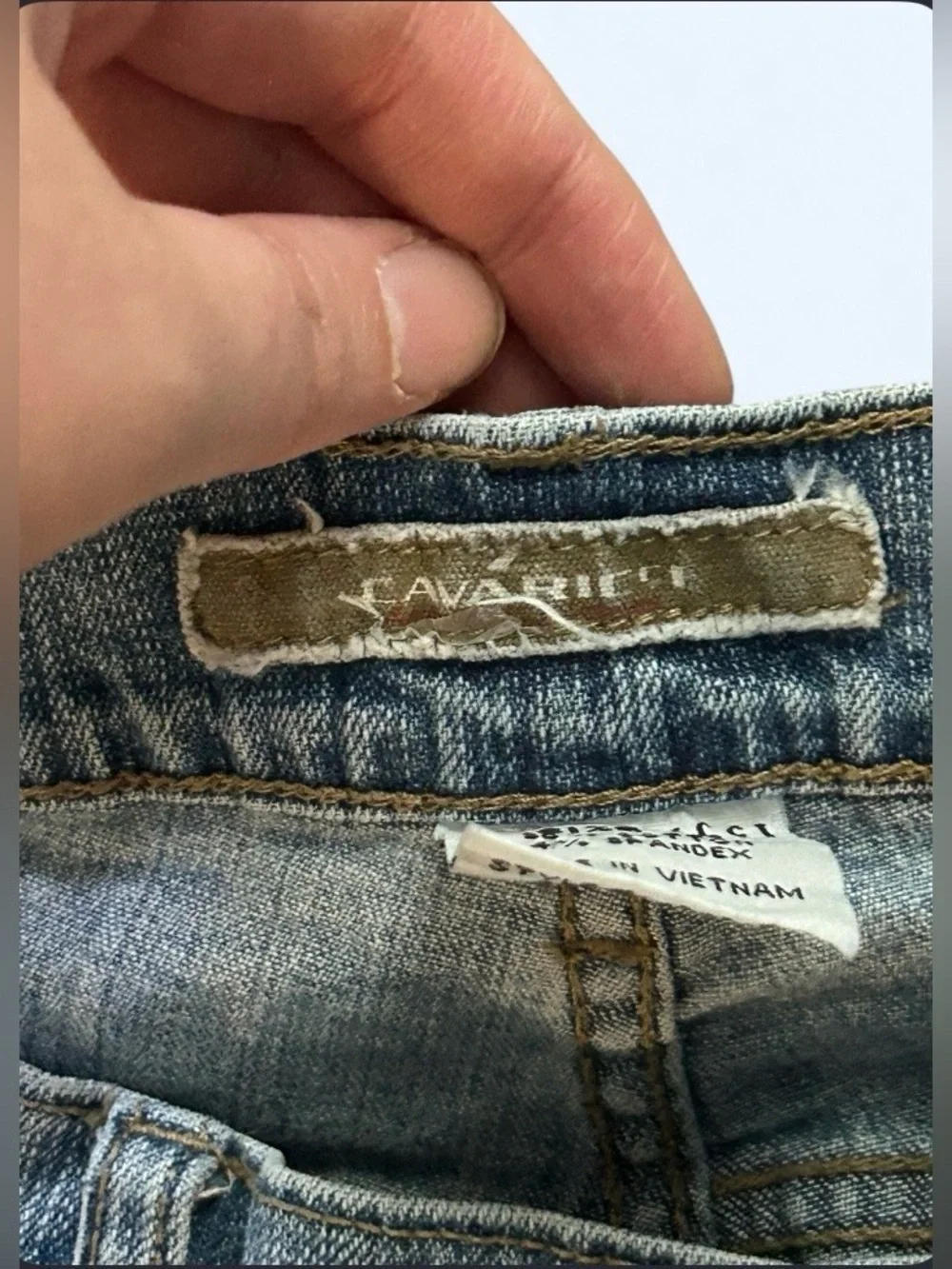 Cavaricci Vintage Cavaricci Embellished Jeans - Size 14 - Picture 3 of 5